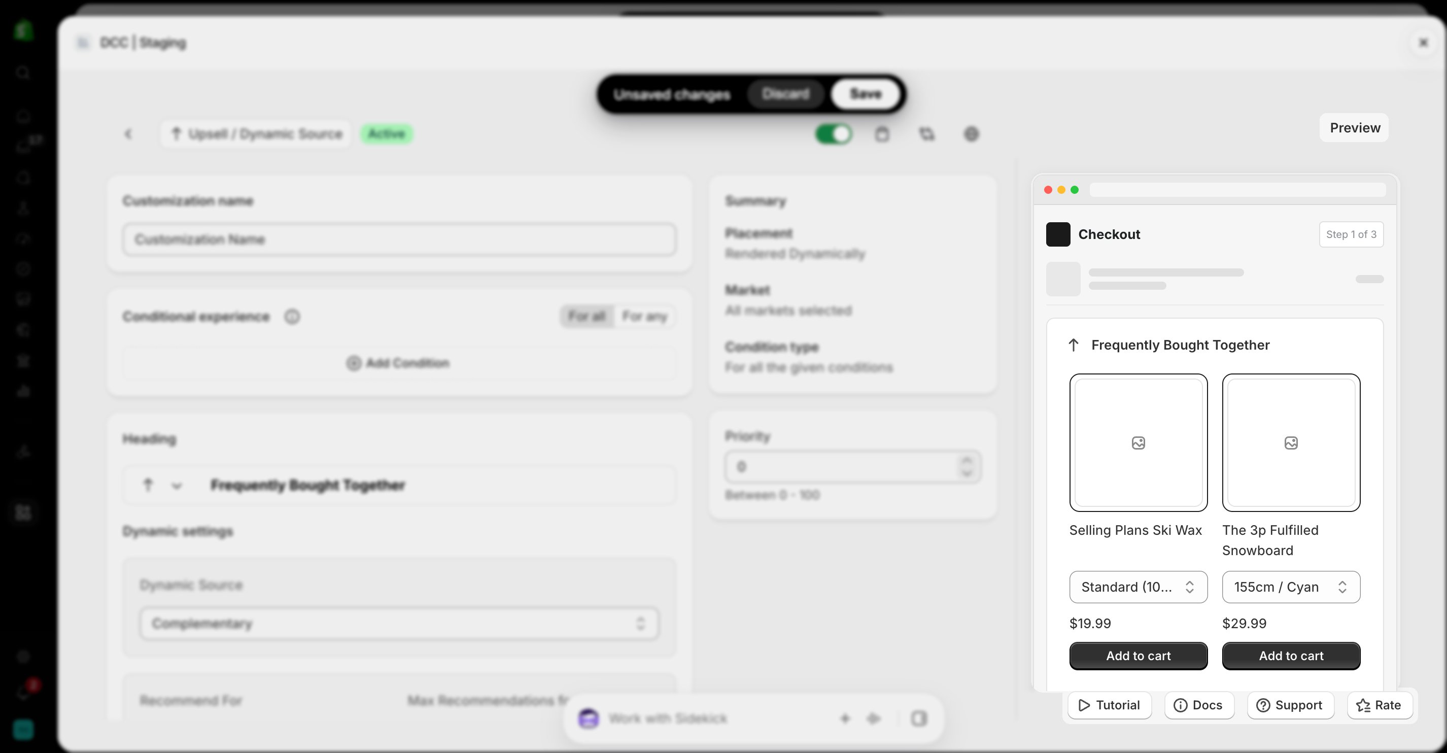 Dynamic Preview Focus