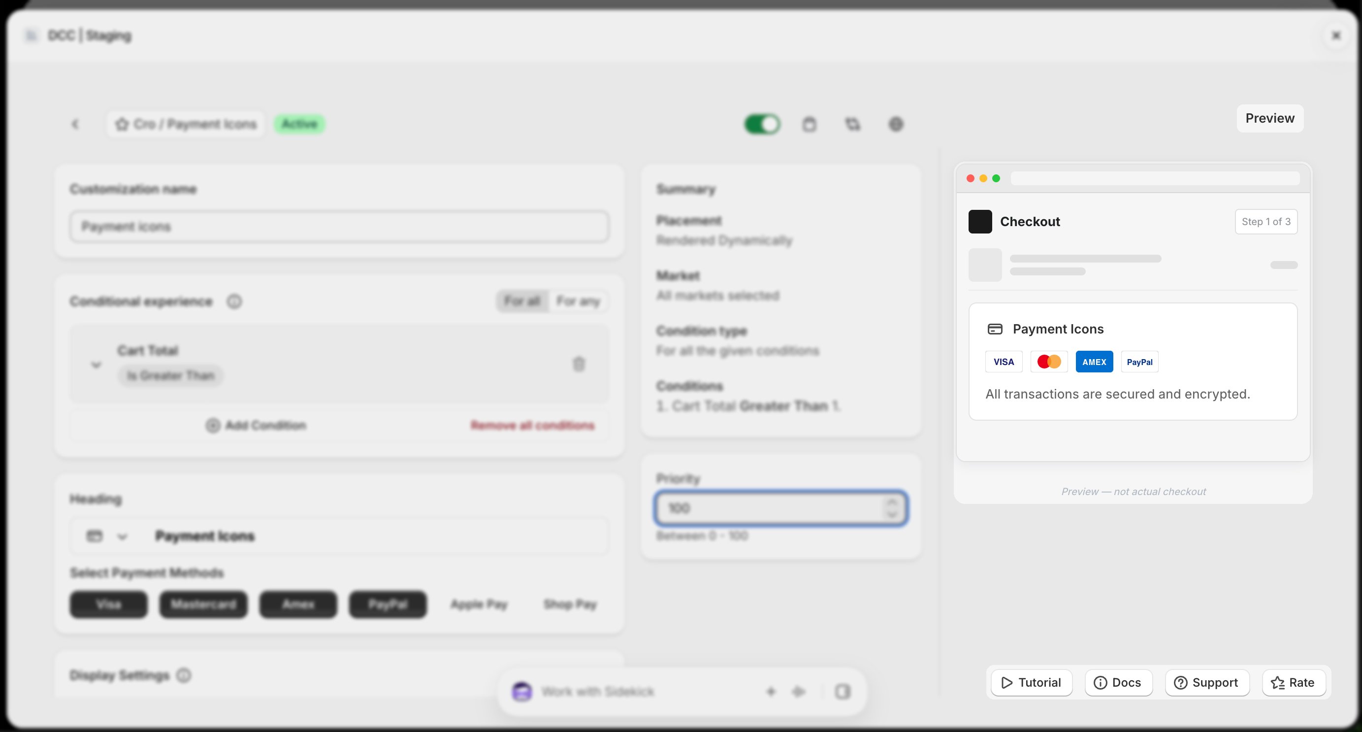 Payment Icons Preview Focus