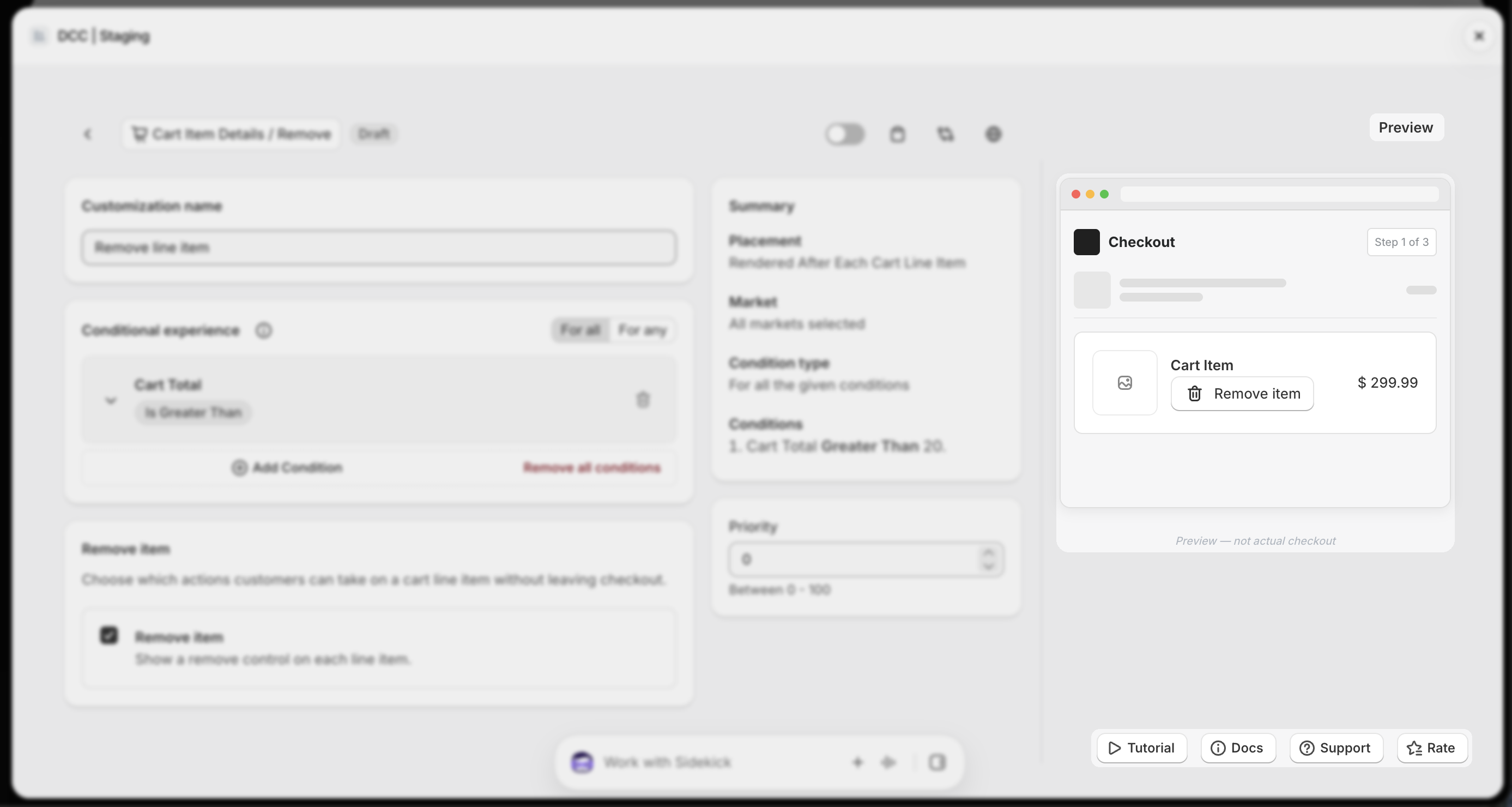 Remove Preview Focus