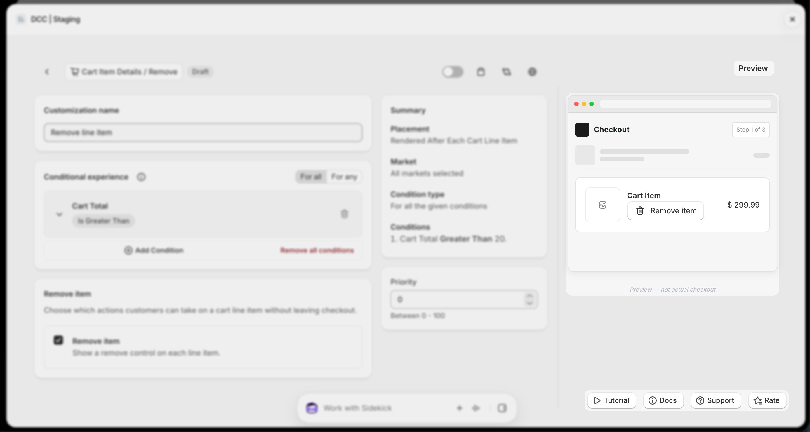 Remove Preview Focus