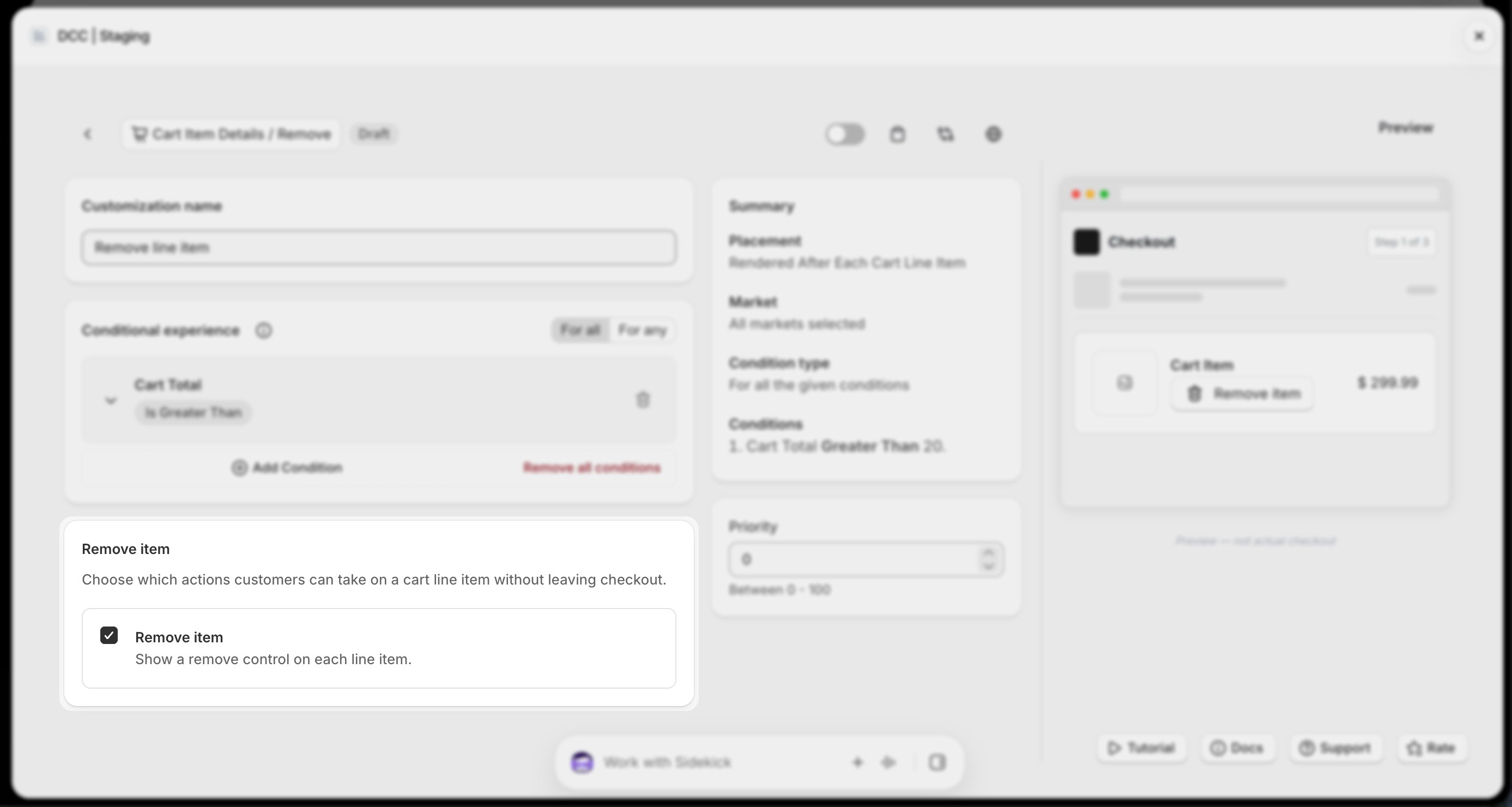 Remove 6 Remove Item