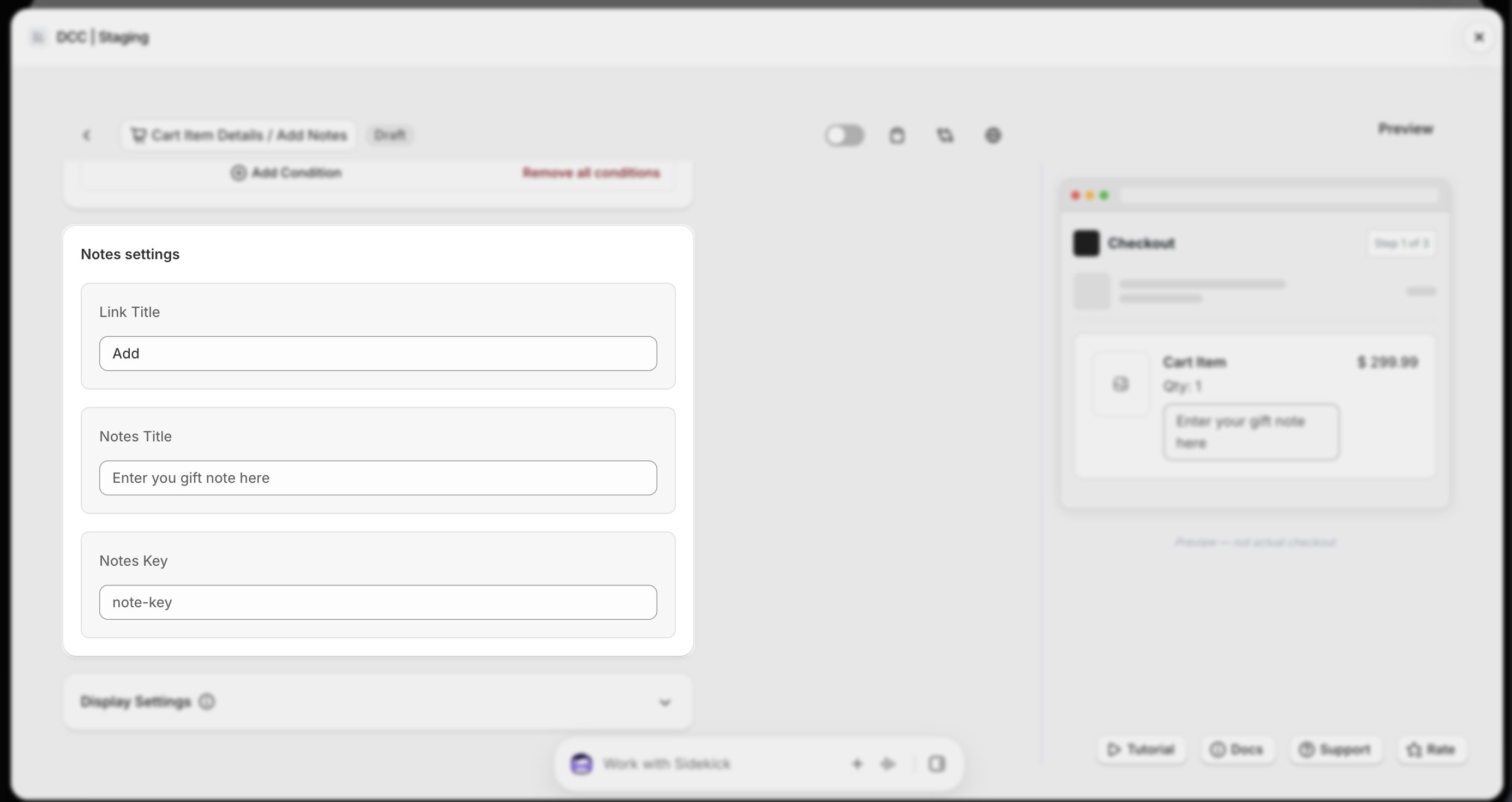 Add Notes Notes Settings Focus