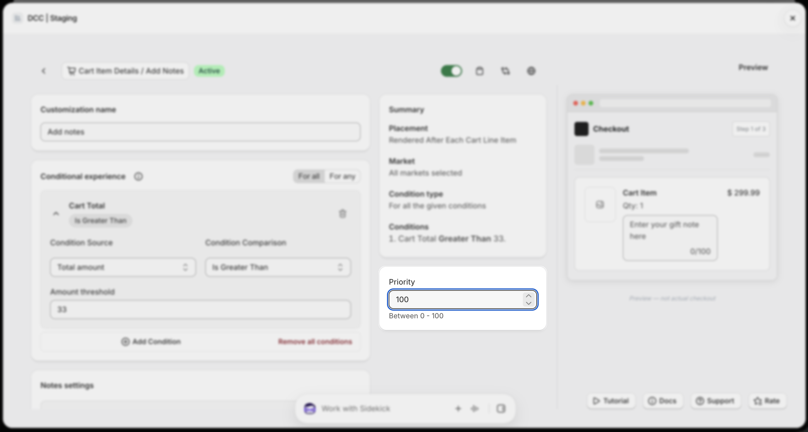 Add Notes Priority Focus