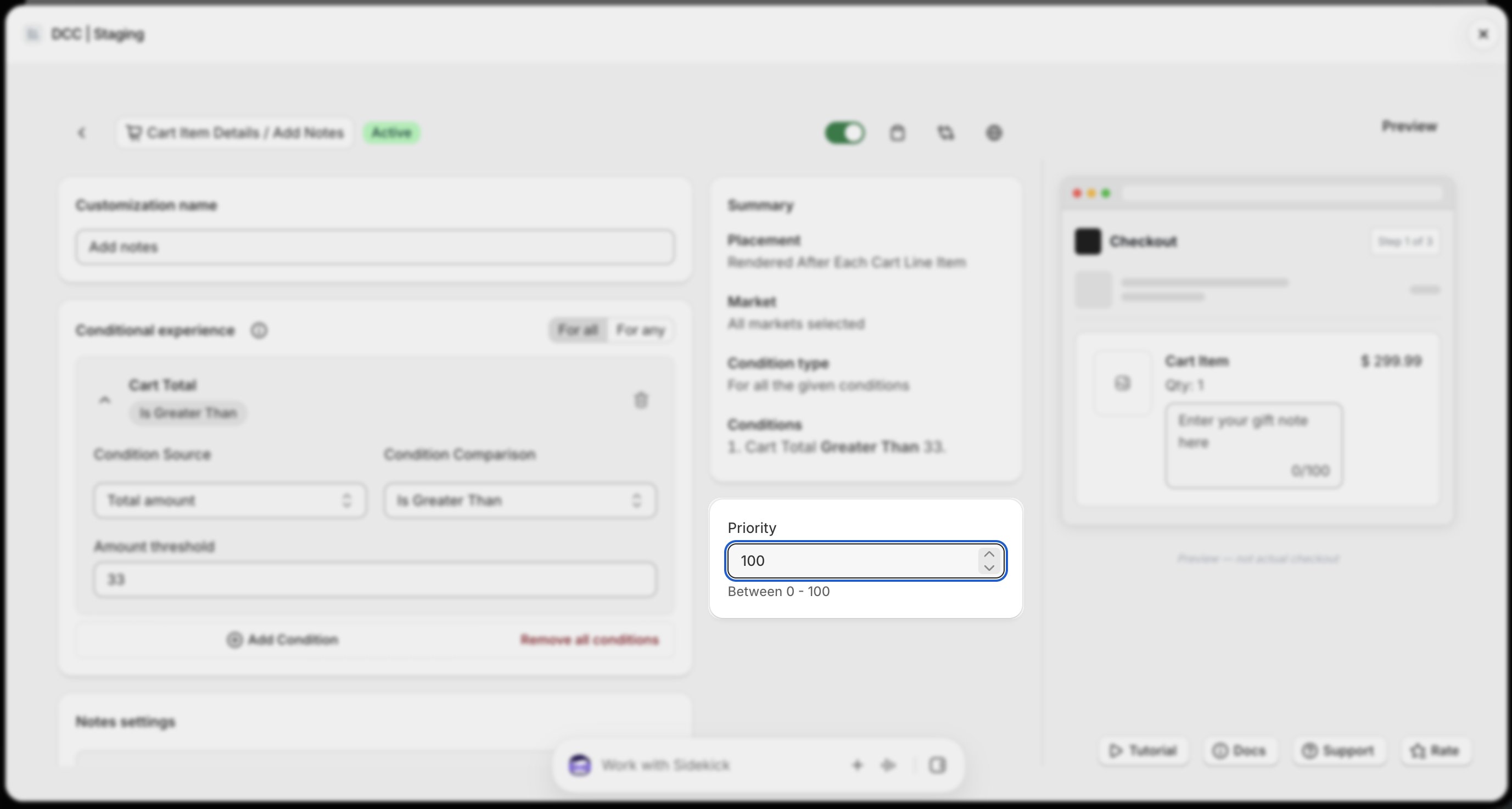 Add Notes Priority Focus