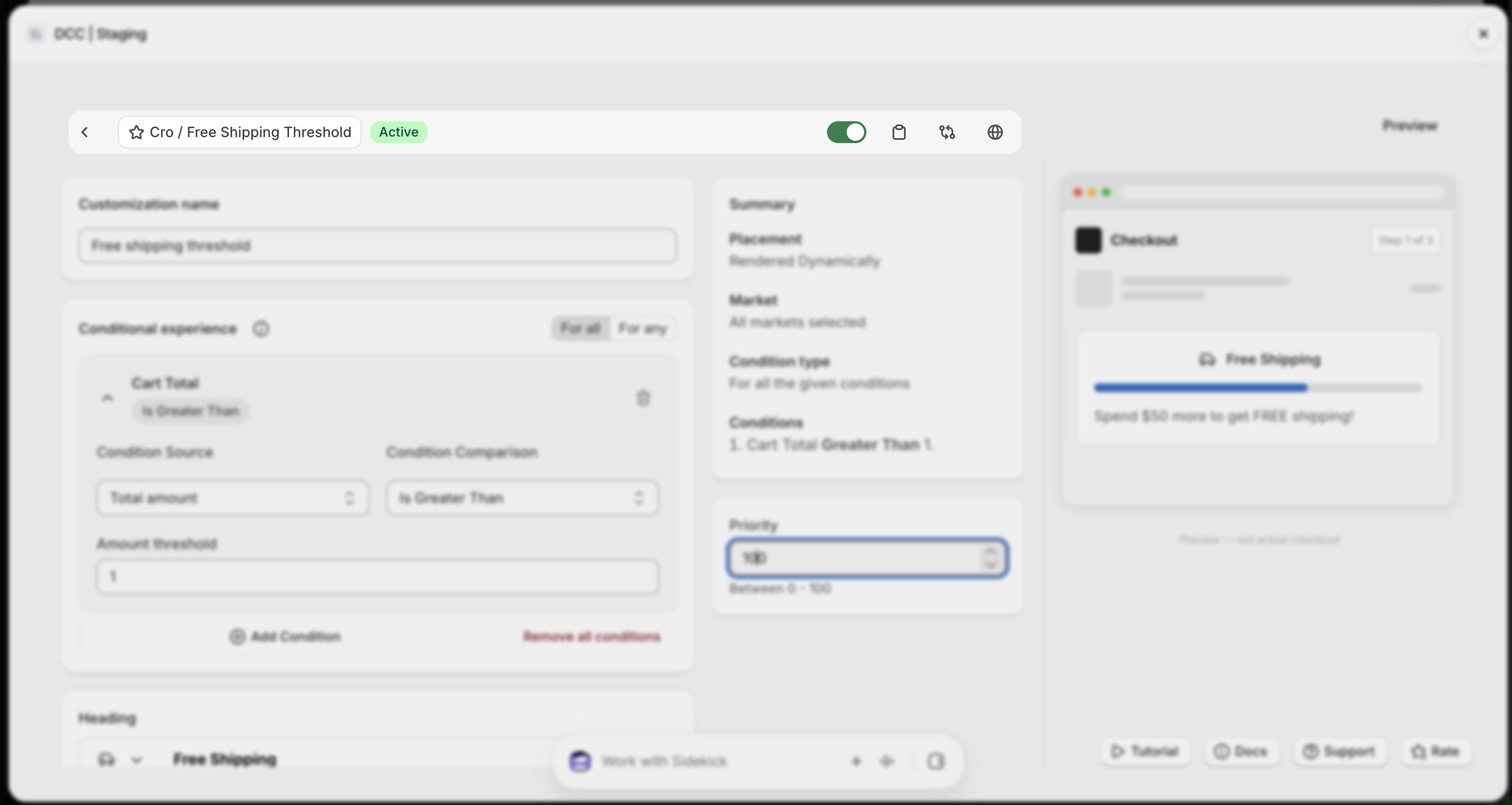 Freeship 6 Active Bar