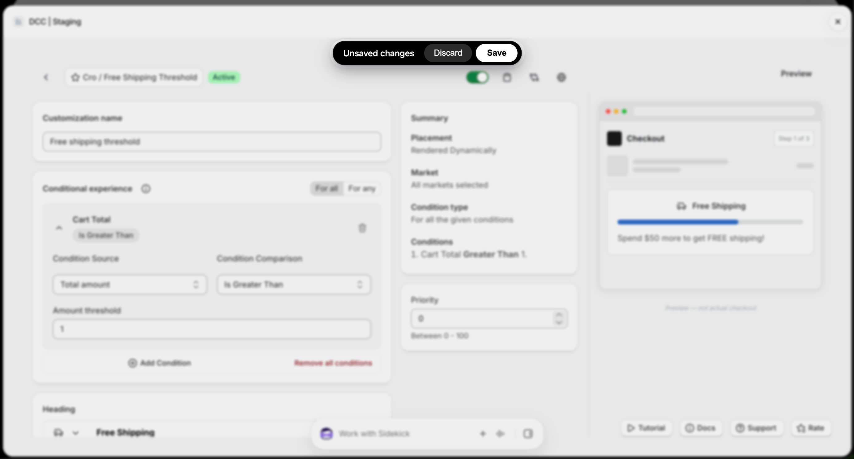 Freeship 7 Unsaved Changes