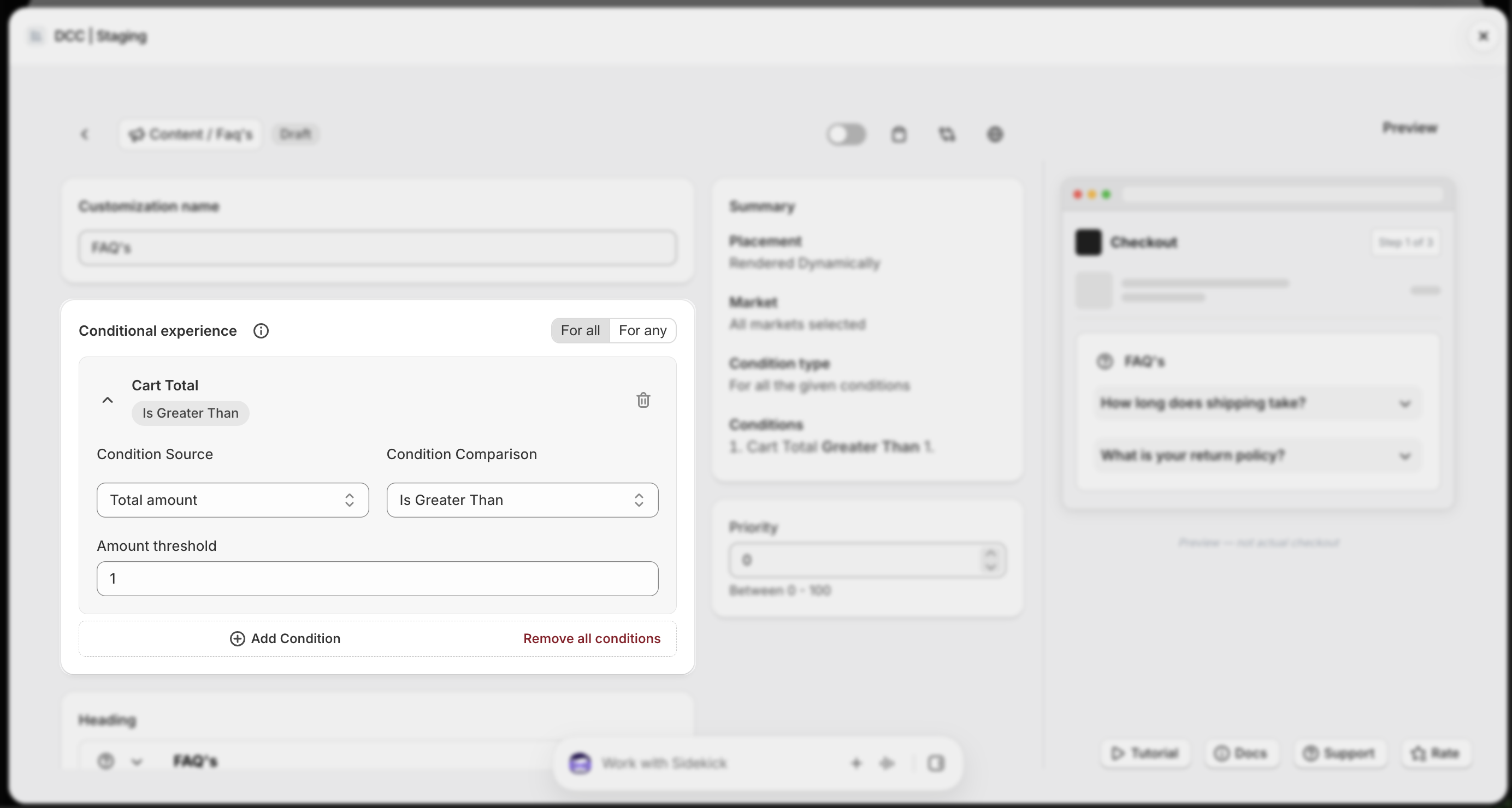 Faqs Conditional Experience Focus