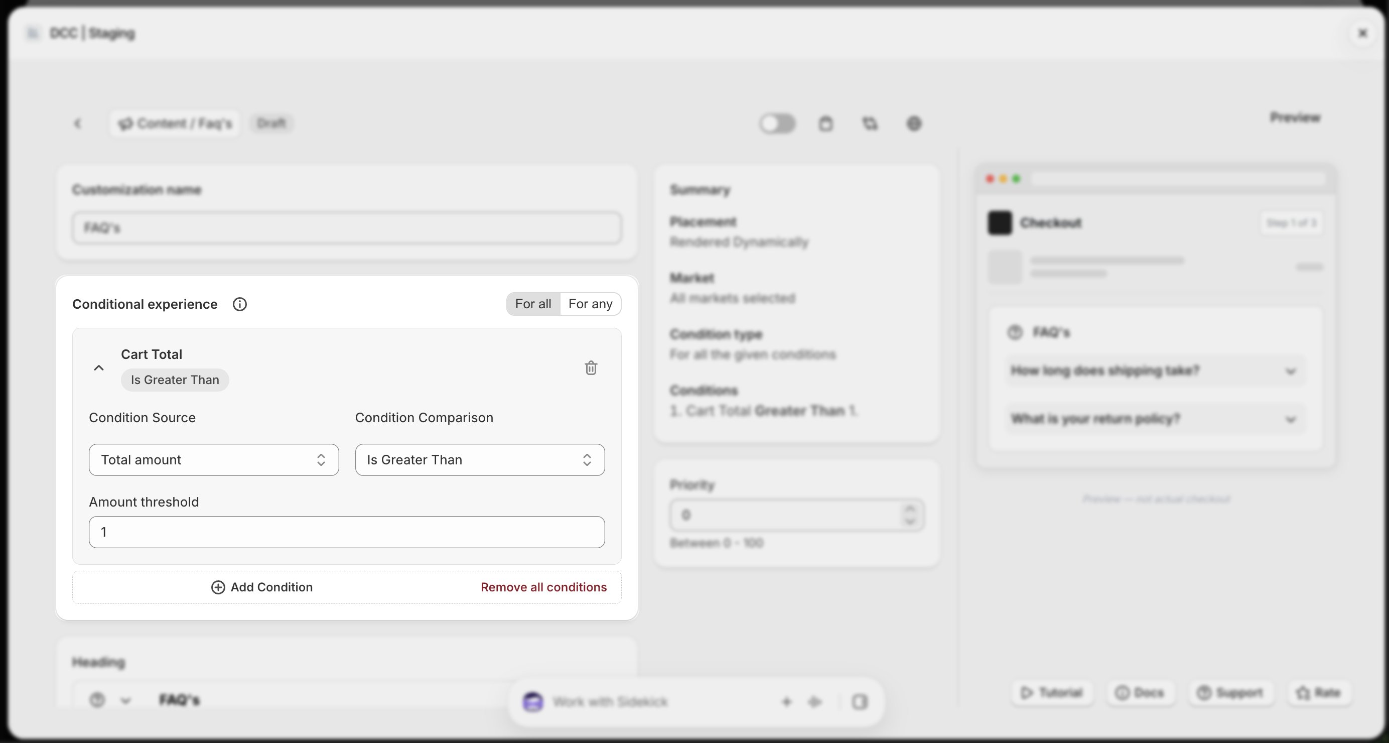 Faqs Conditional Experience Focus