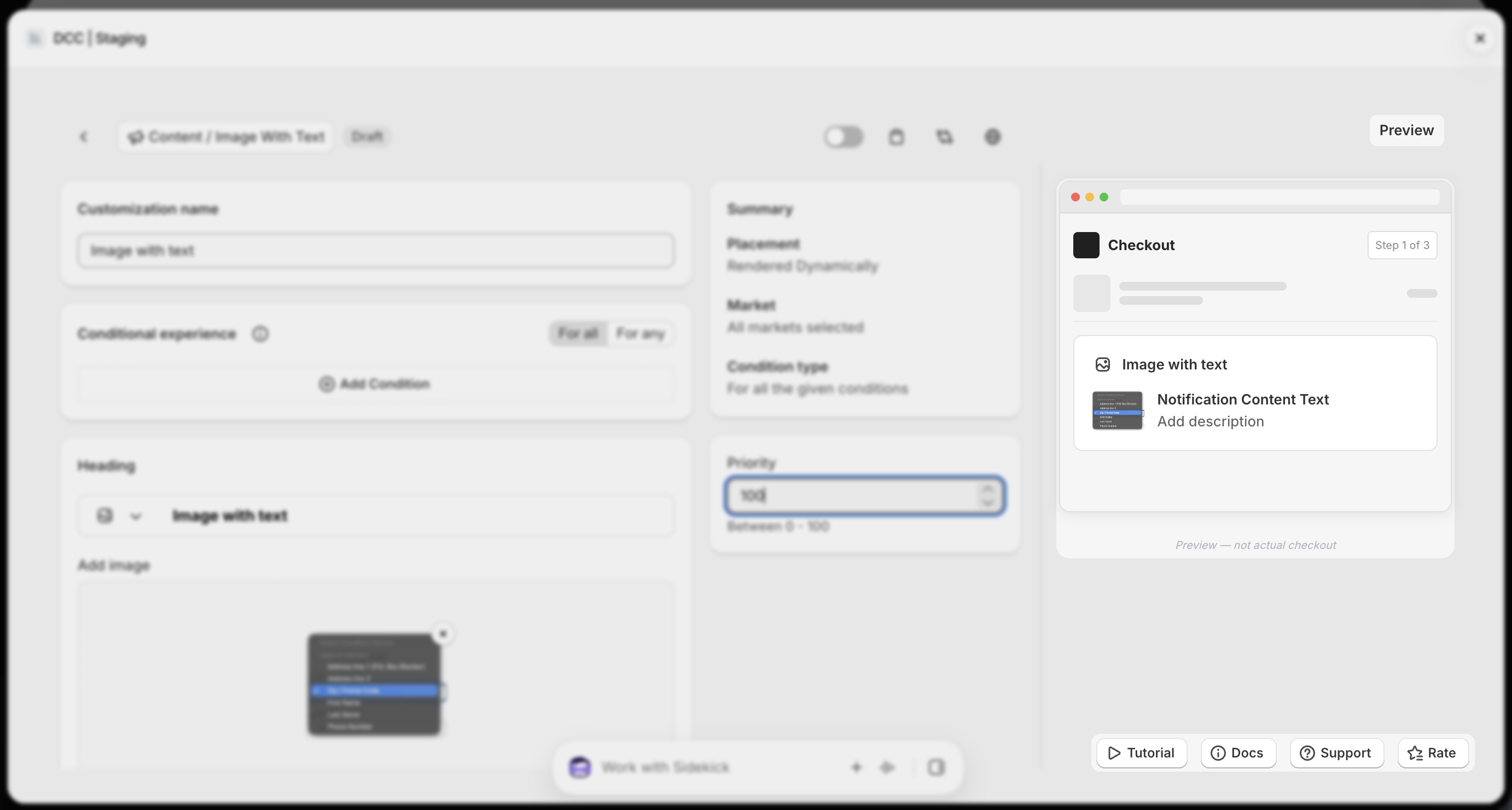 Image Text Preview Focus