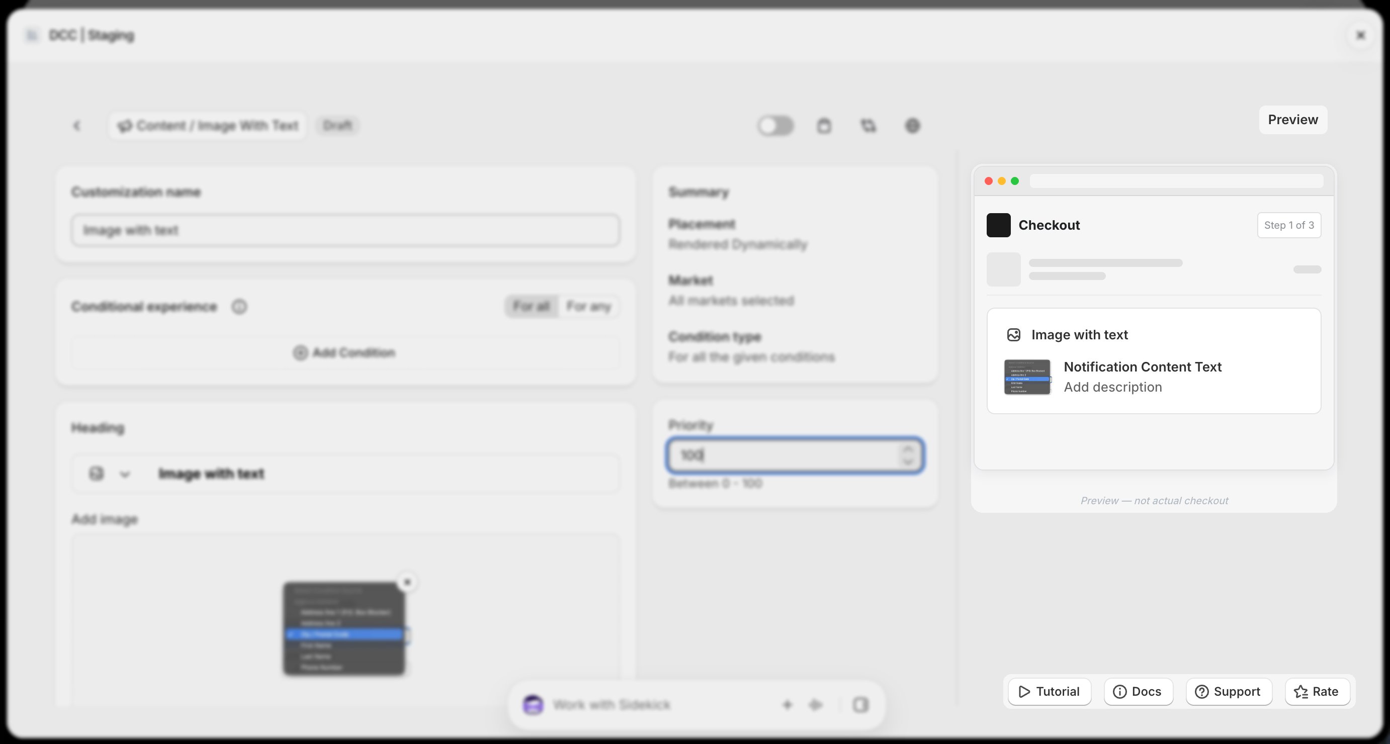 Image Text Preview Focus