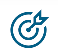 Show Links quick action icon — a target/bullseye symbol