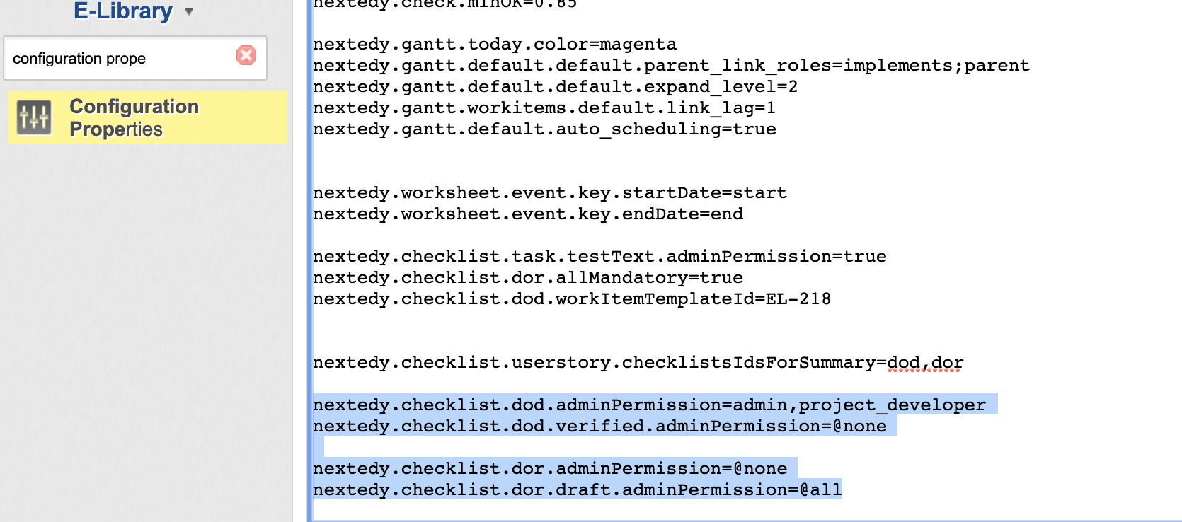 How to control who can change the checklist structure