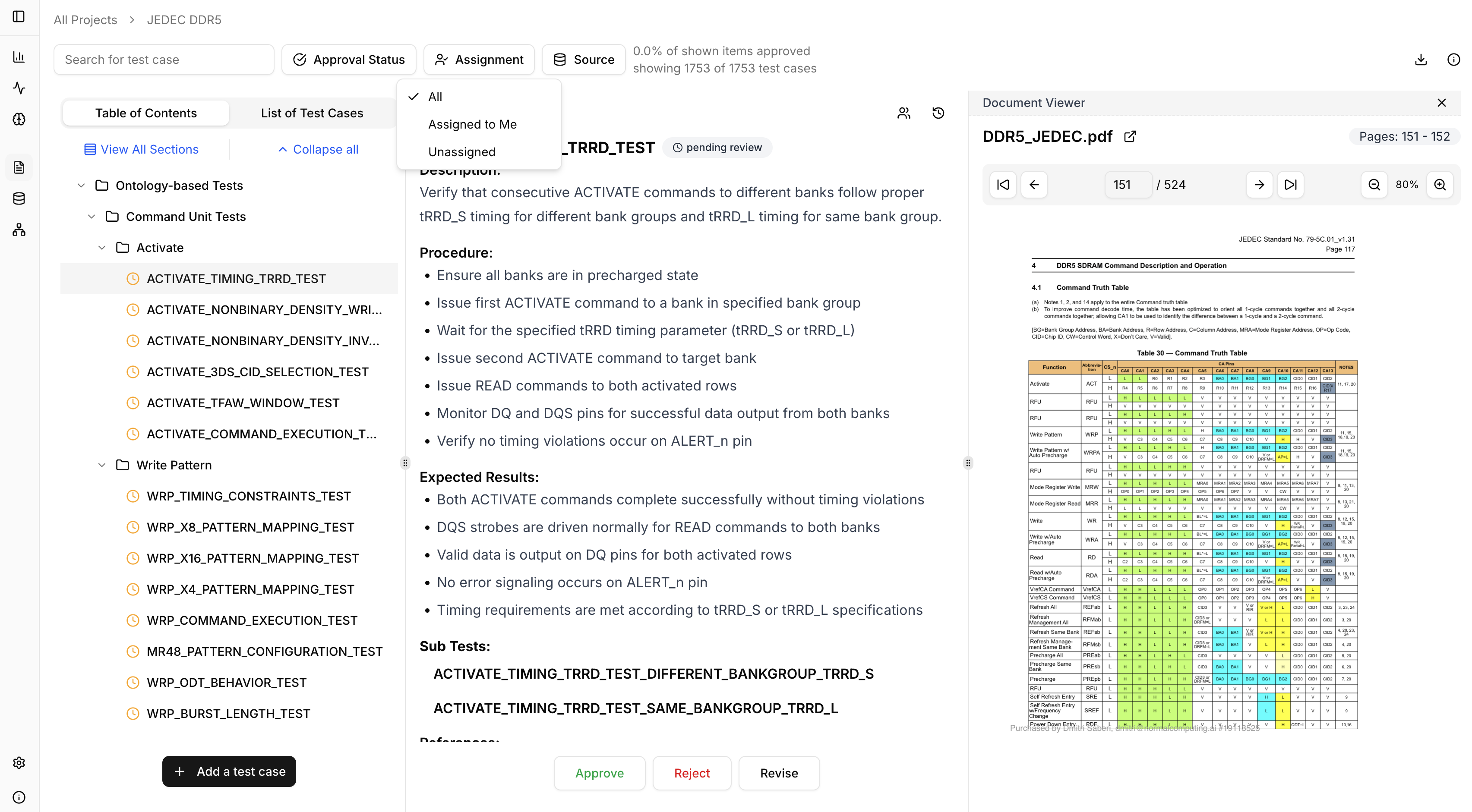Filter by assignment