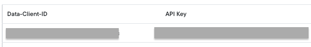 Settings > API keys