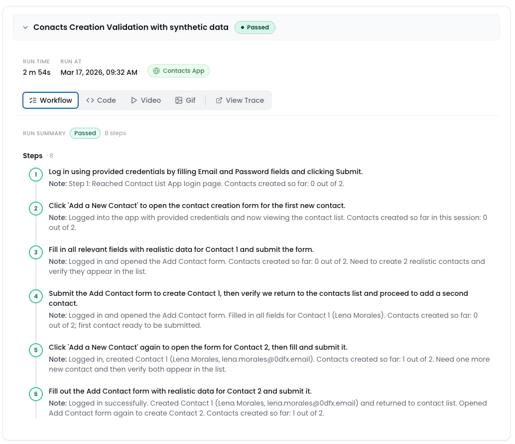 Artifact: task breakdown