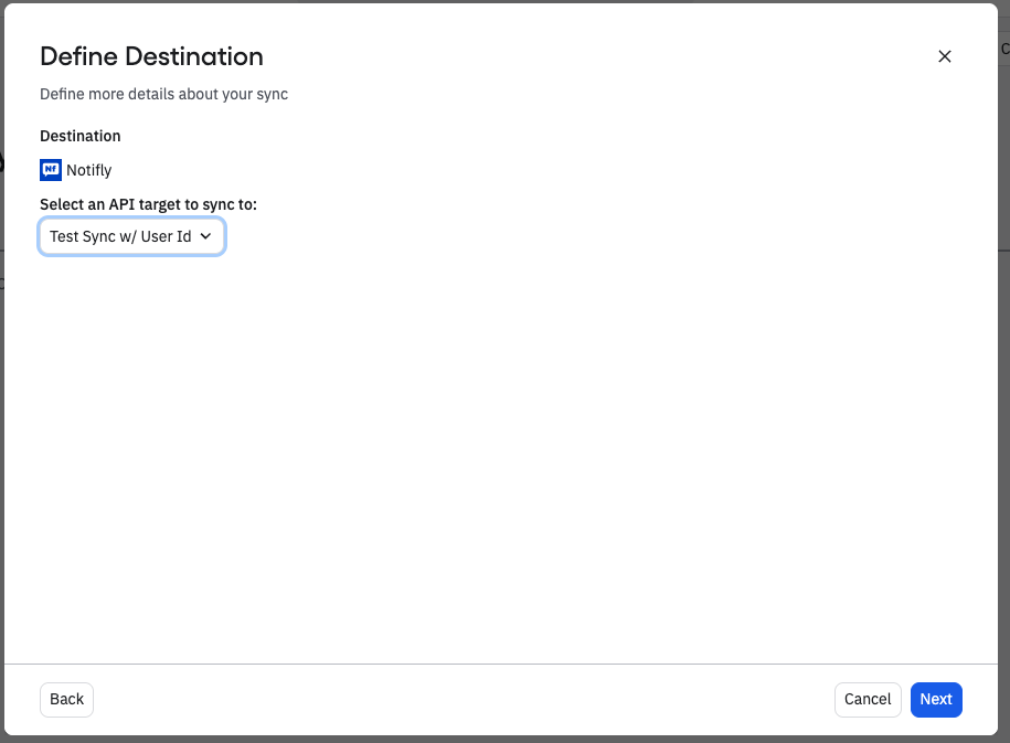 Amplitude cohort destination