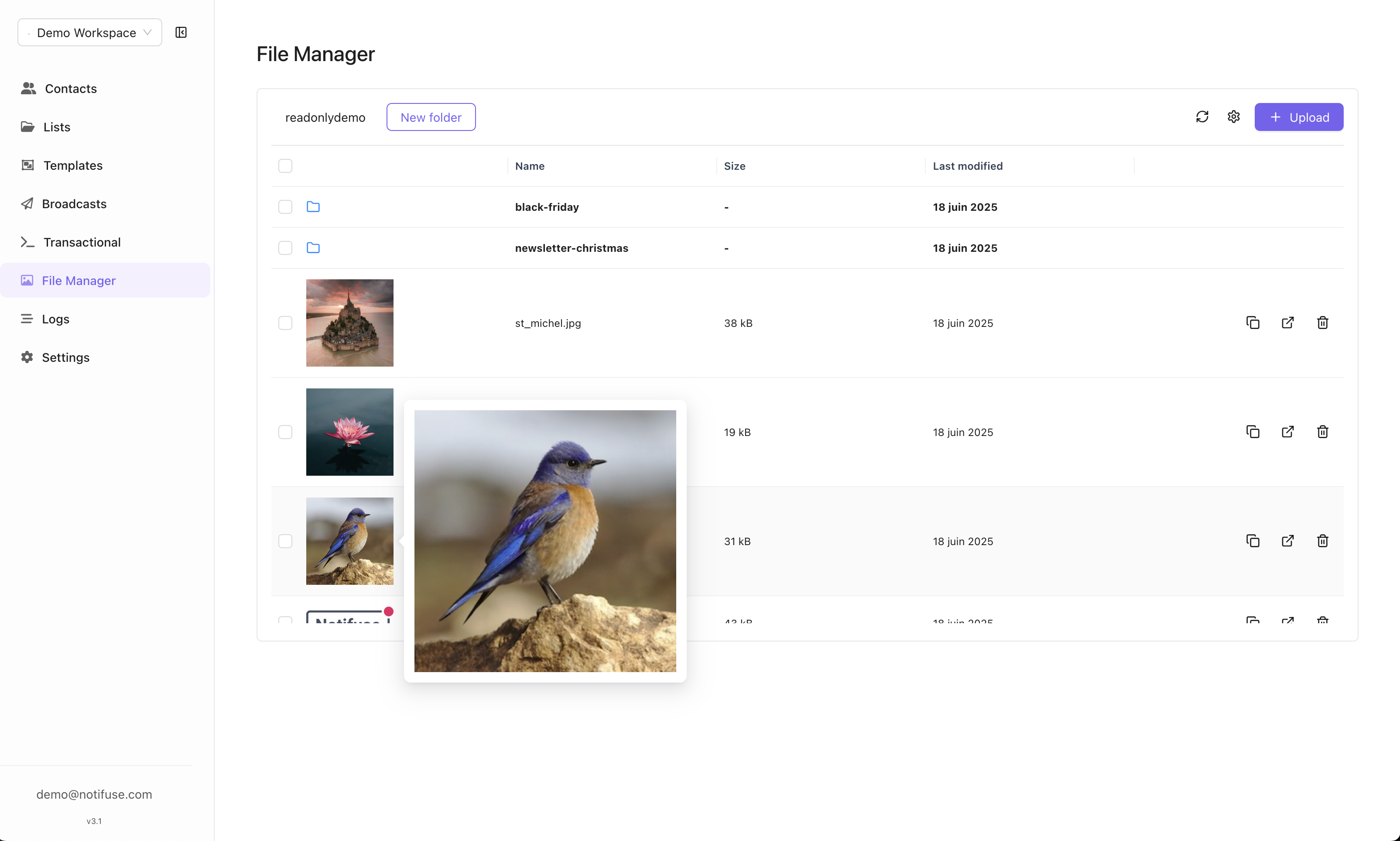 File Manager screenshot