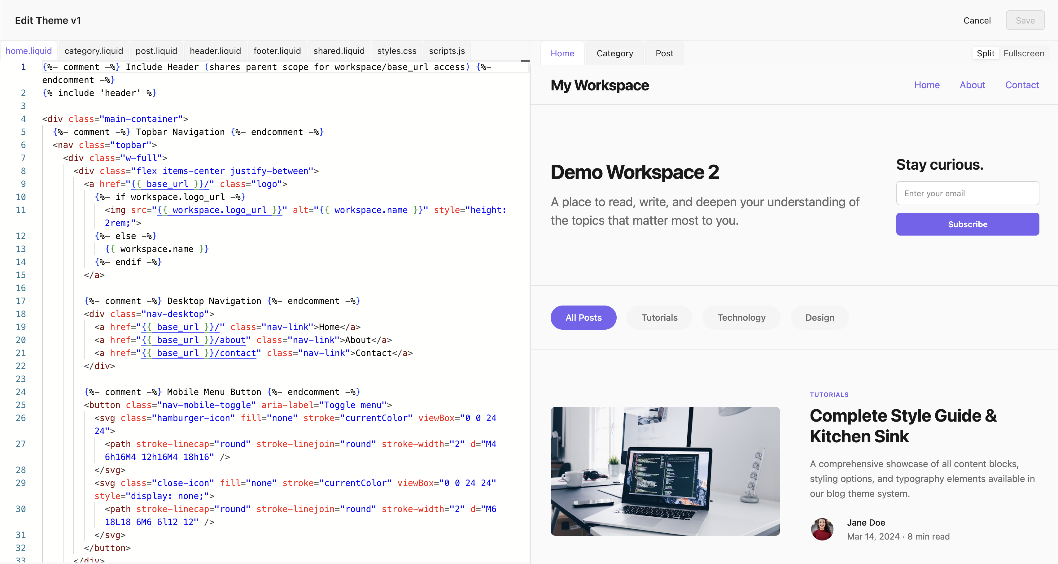 Theme - Notifuse Documentation