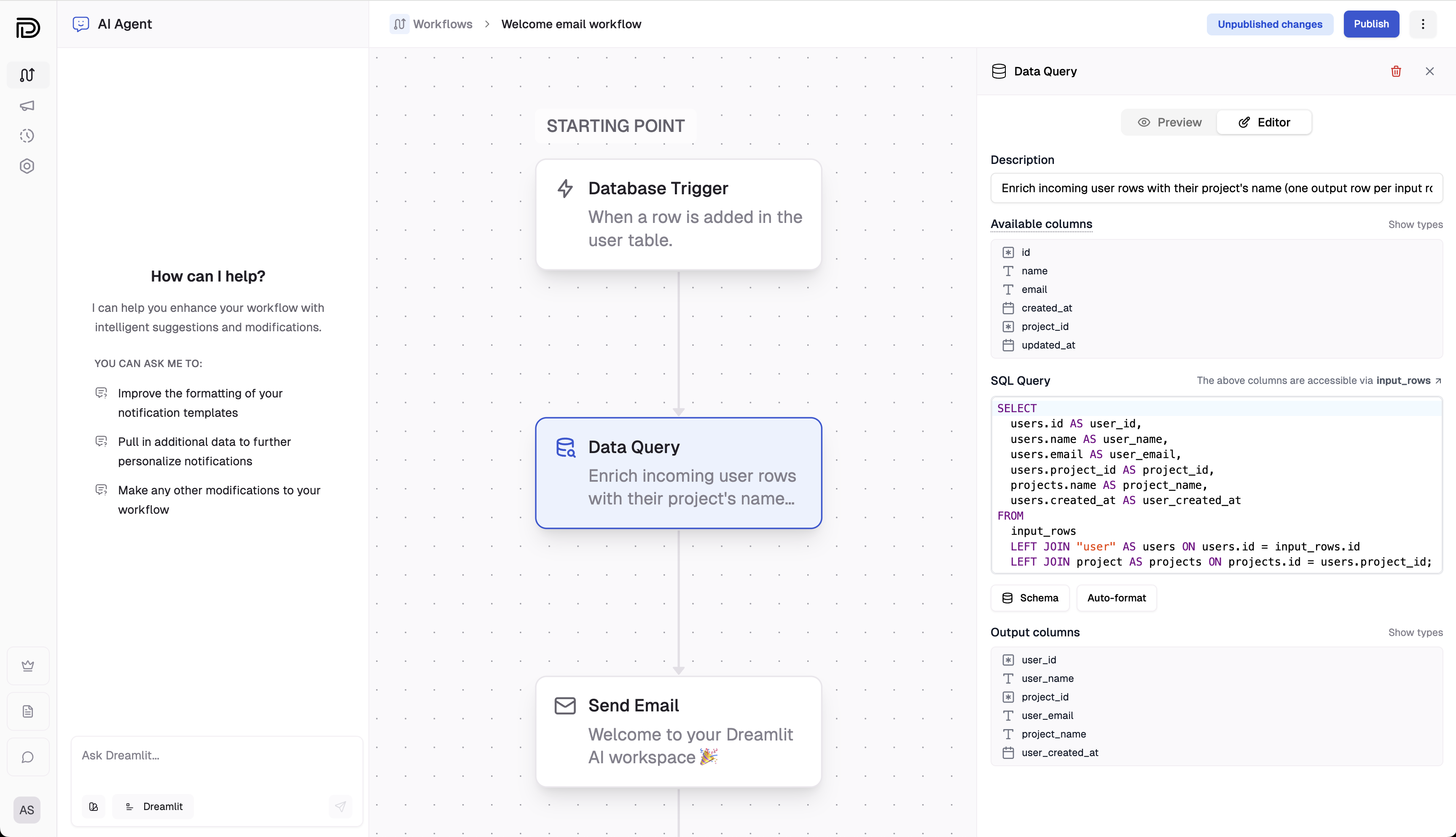 Data Query interface