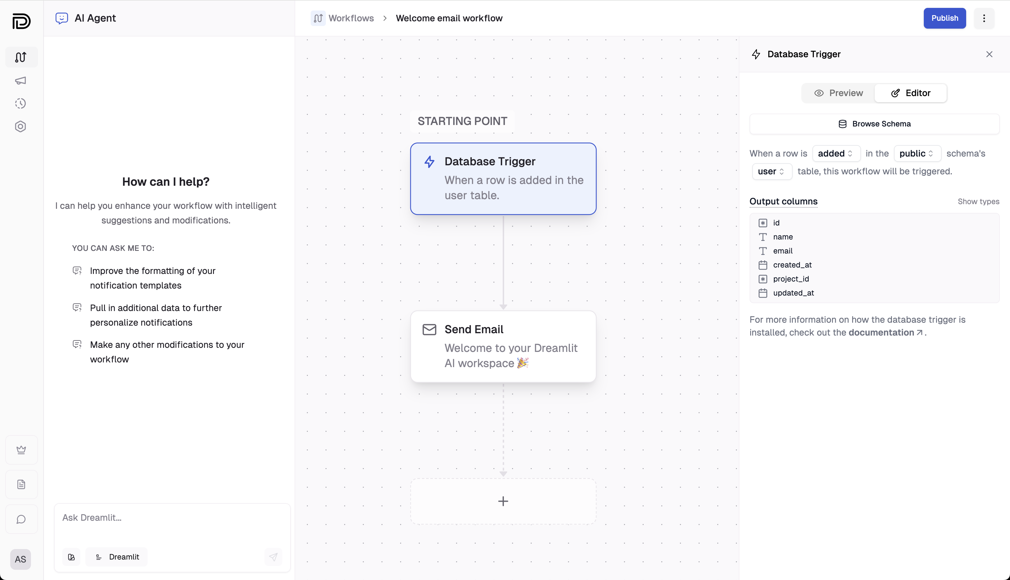 Database Trigger Example