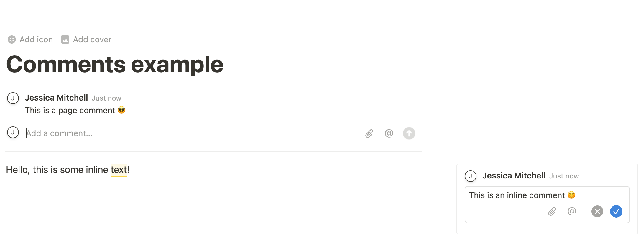 Working with comments - Notion Docs
