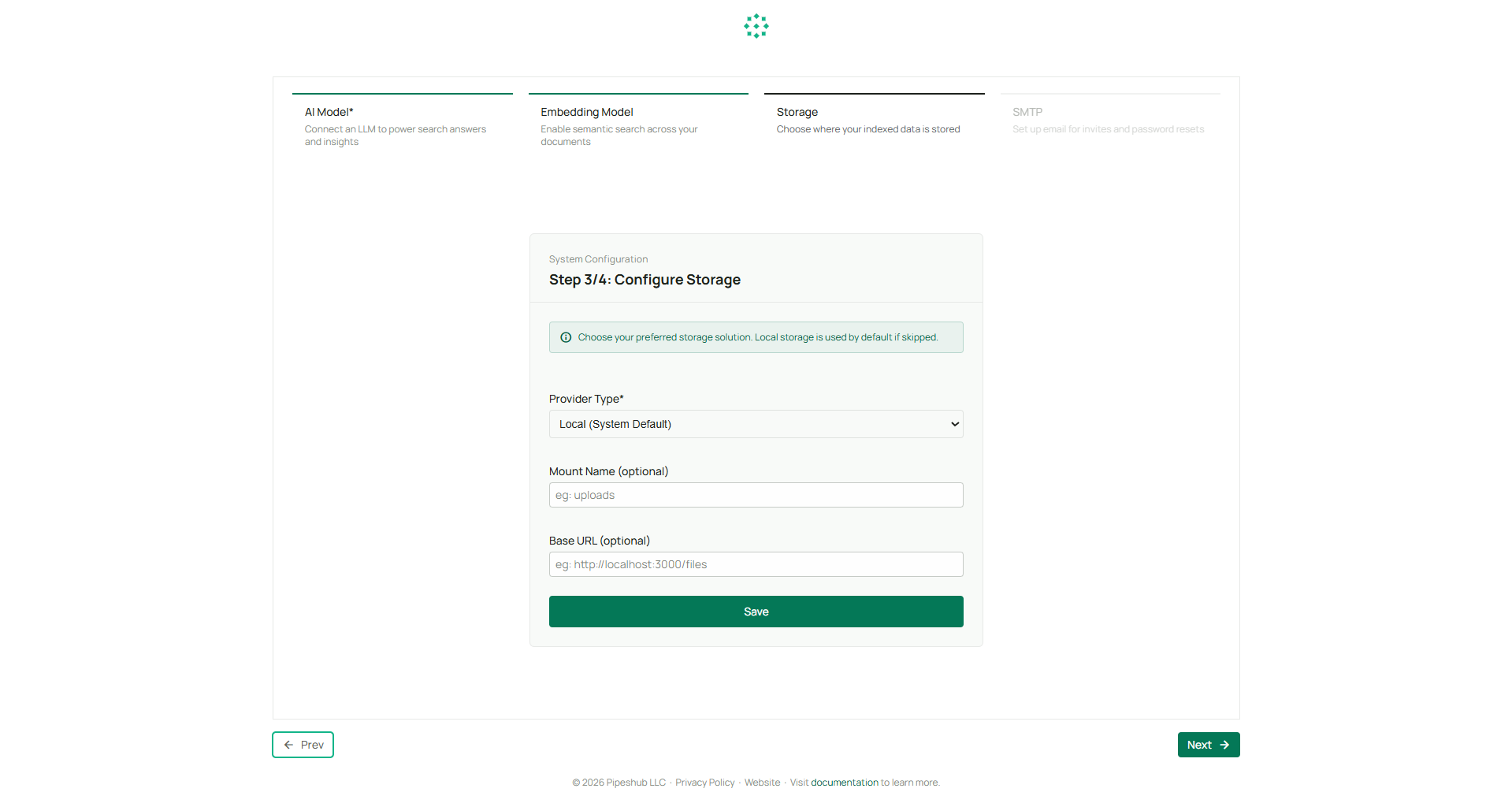 storage onboarding