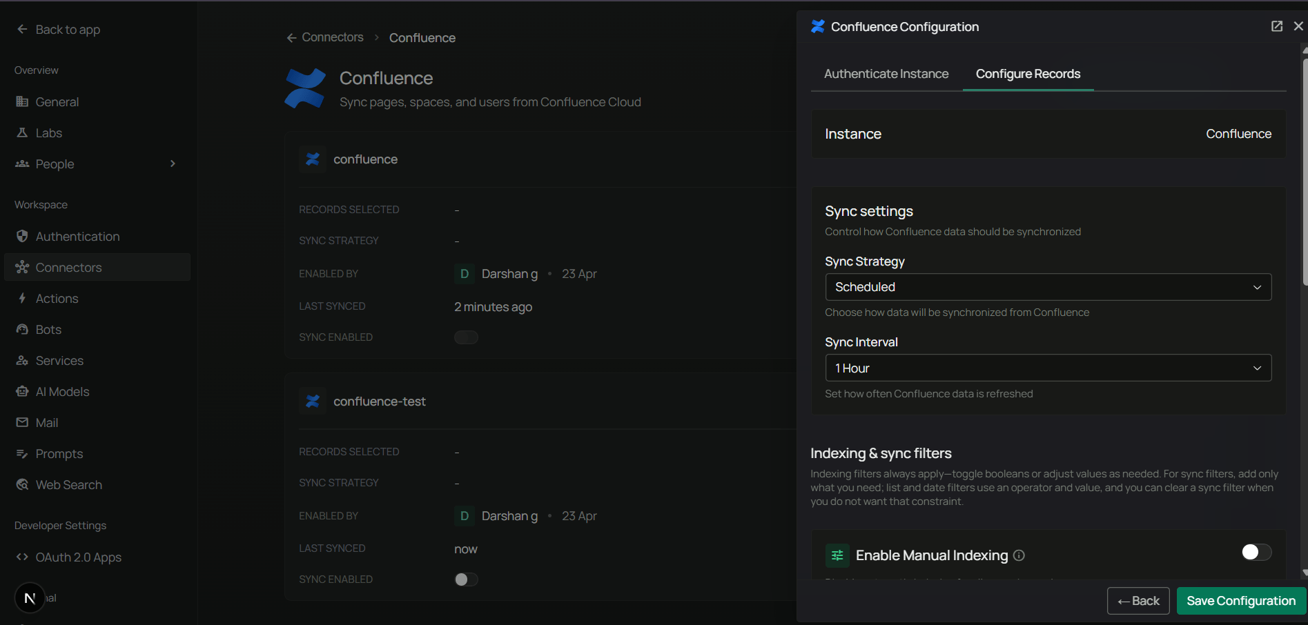 Configure Sync Strategy