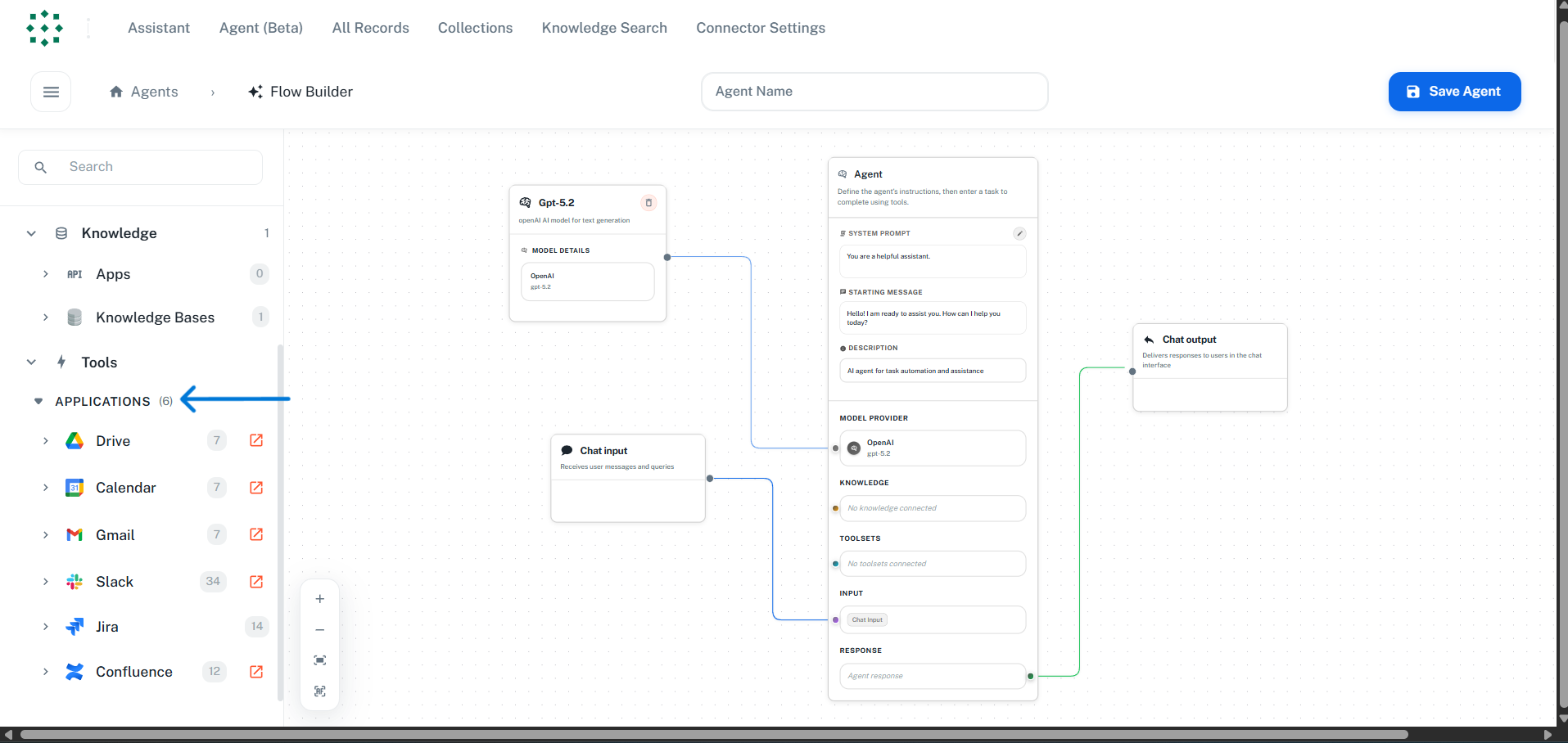 Toolsets in Sidebar