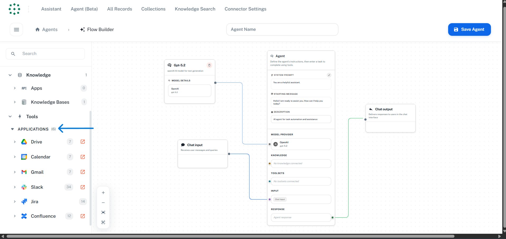 Toolsets in Sidebar