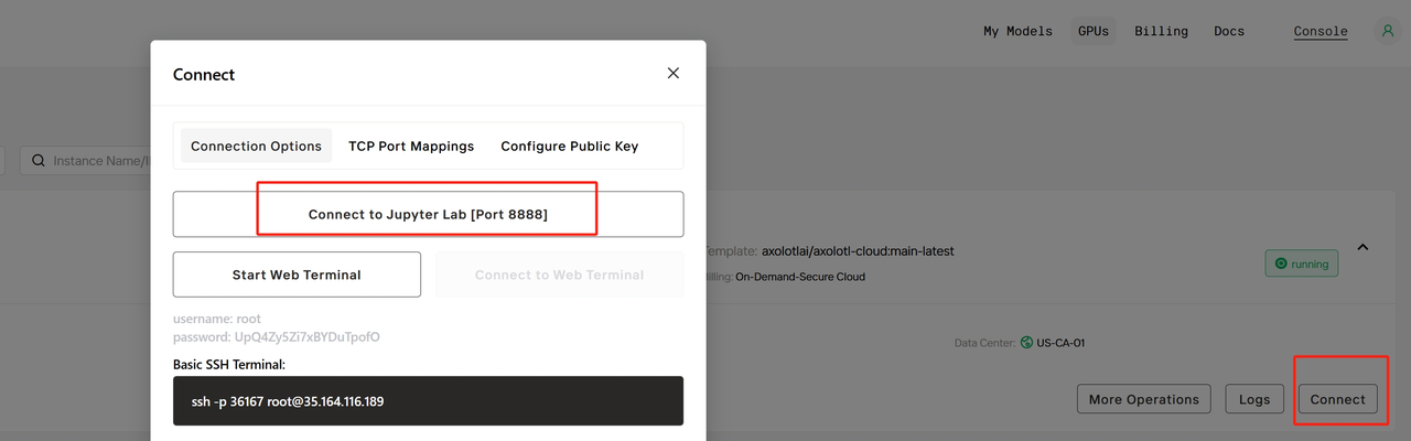 Step8 Connectto Jupyter Lab Pn