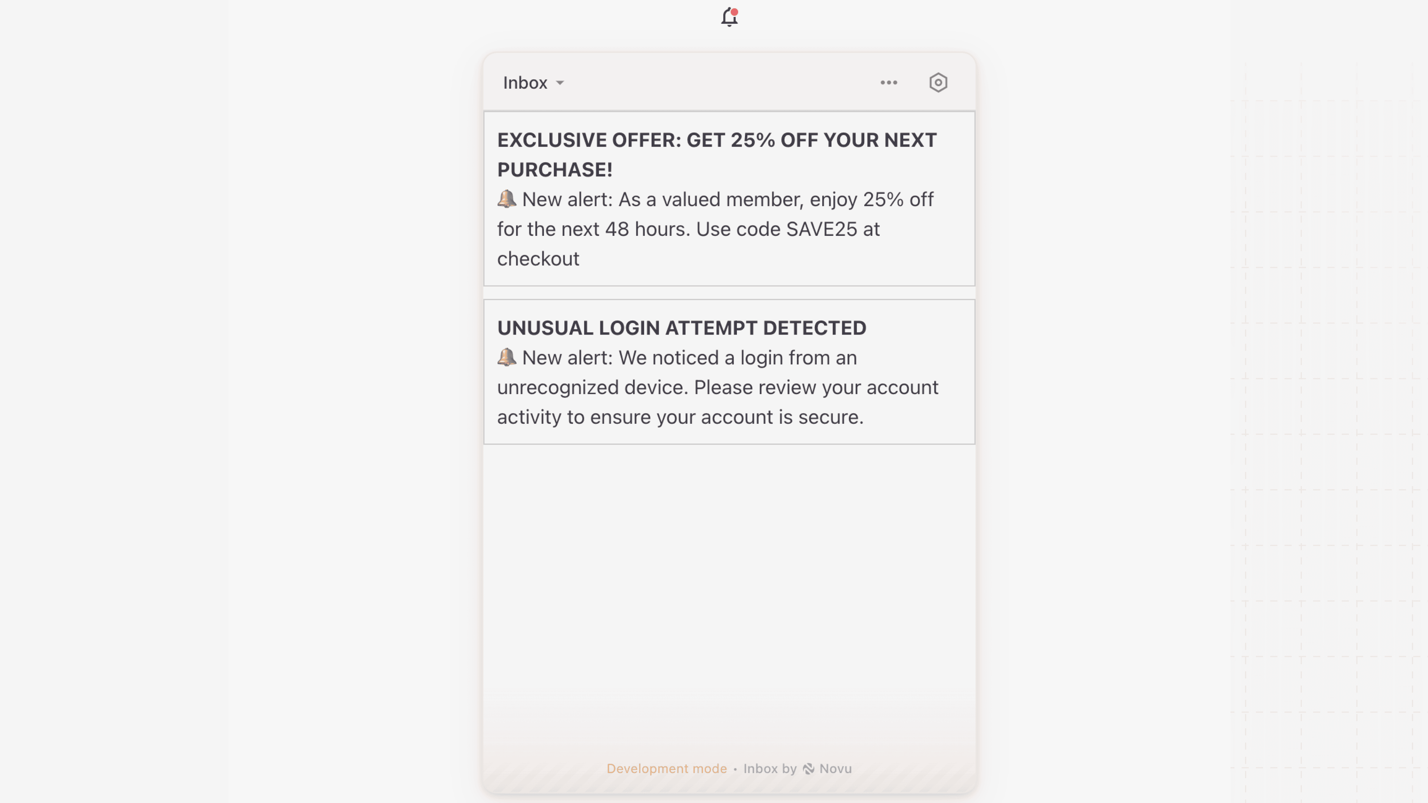 Customize entire notification item