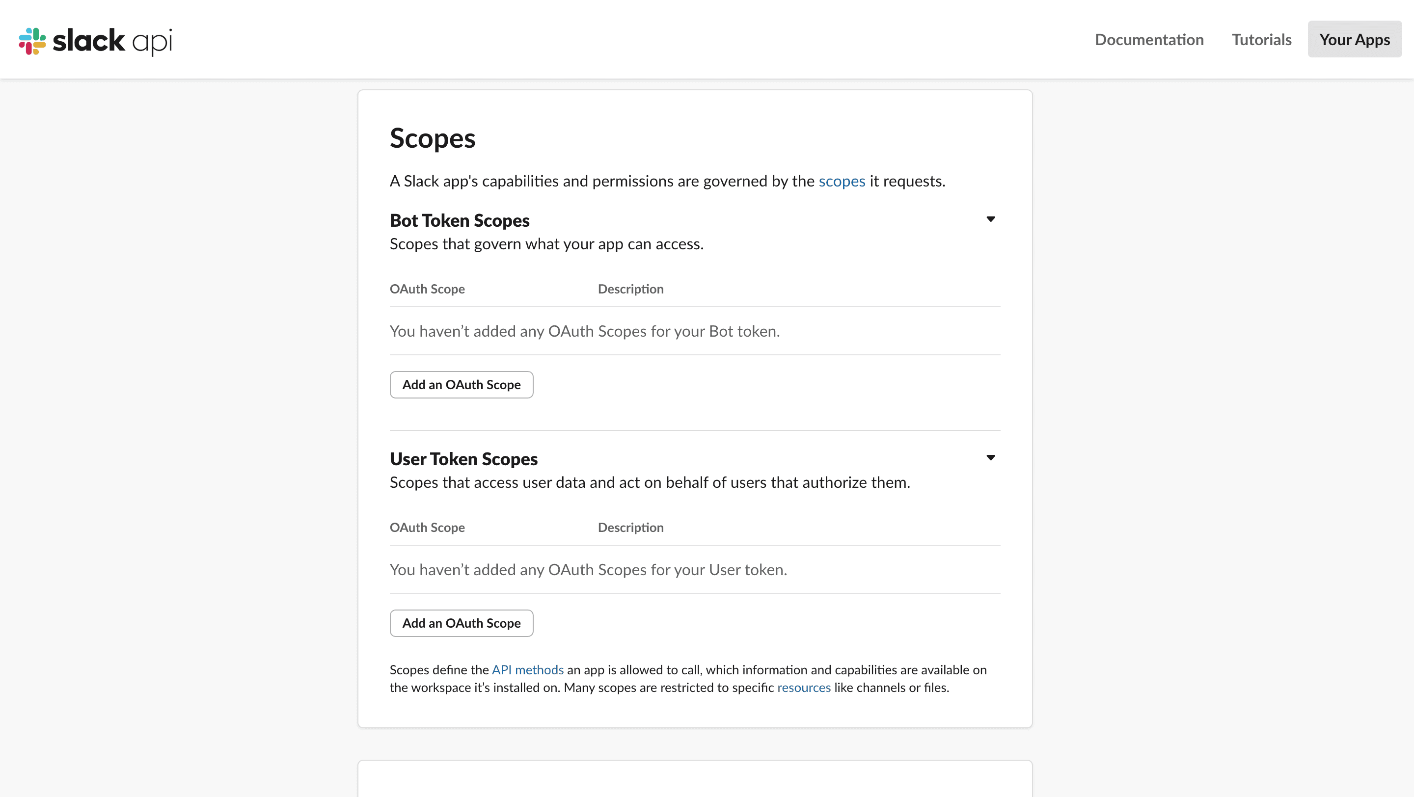 Add an OAuth Scope
