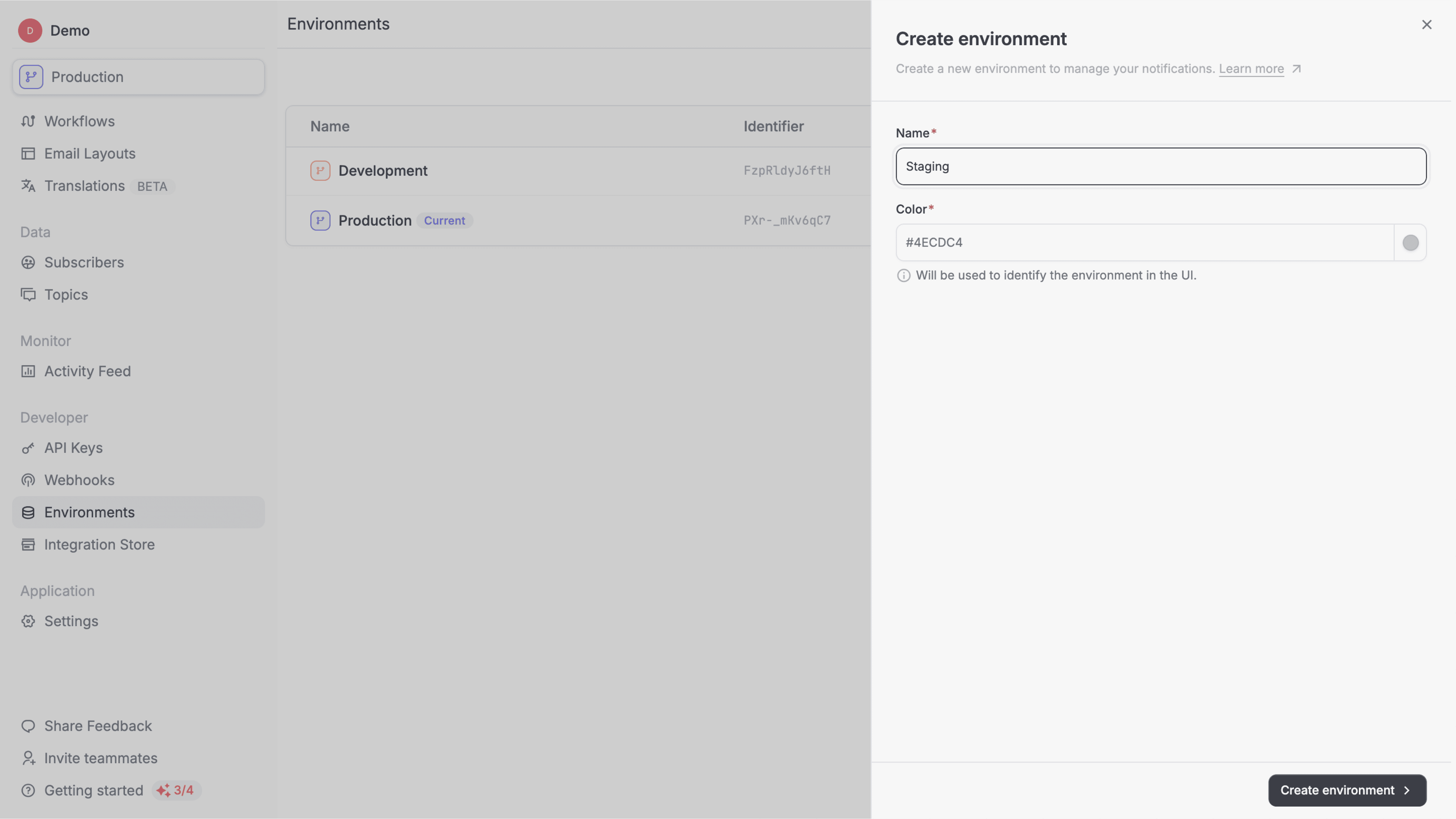 Publish changes