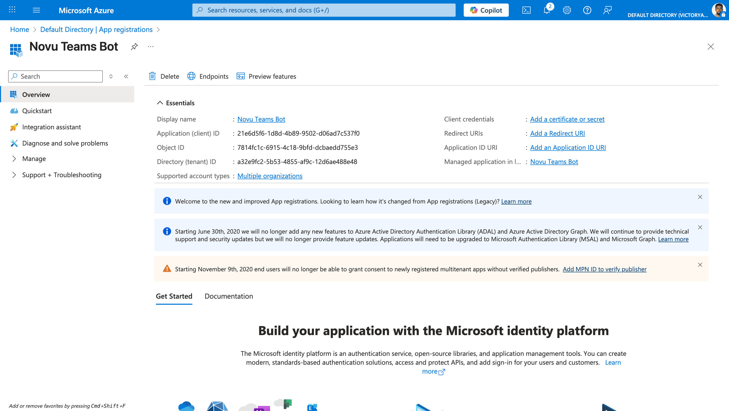 Create app