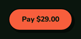 Checkout pay button for a checkout result, labelled Pay $29.00, nozleDark theme