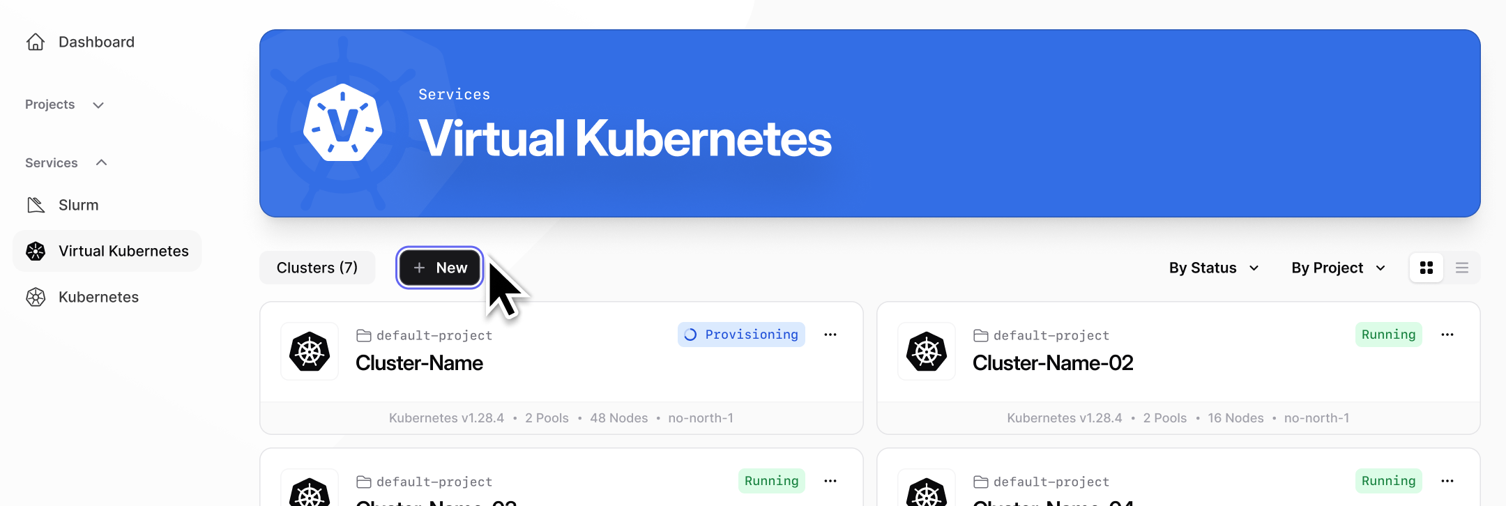 Virtual Kubernetes Service
