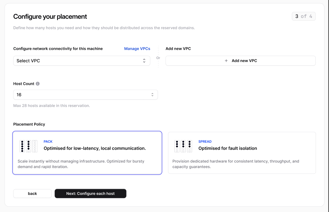Configure your placement