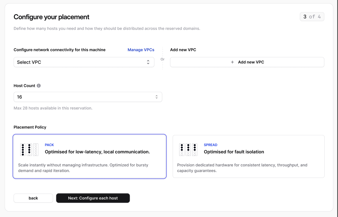 Configure your placement