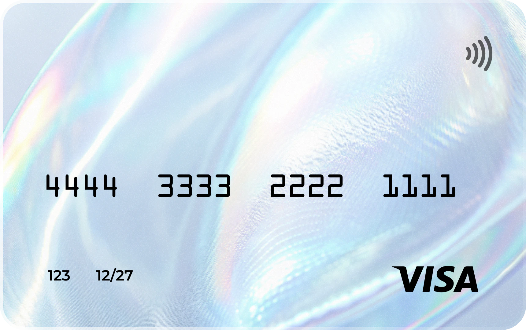 Visa test card 1