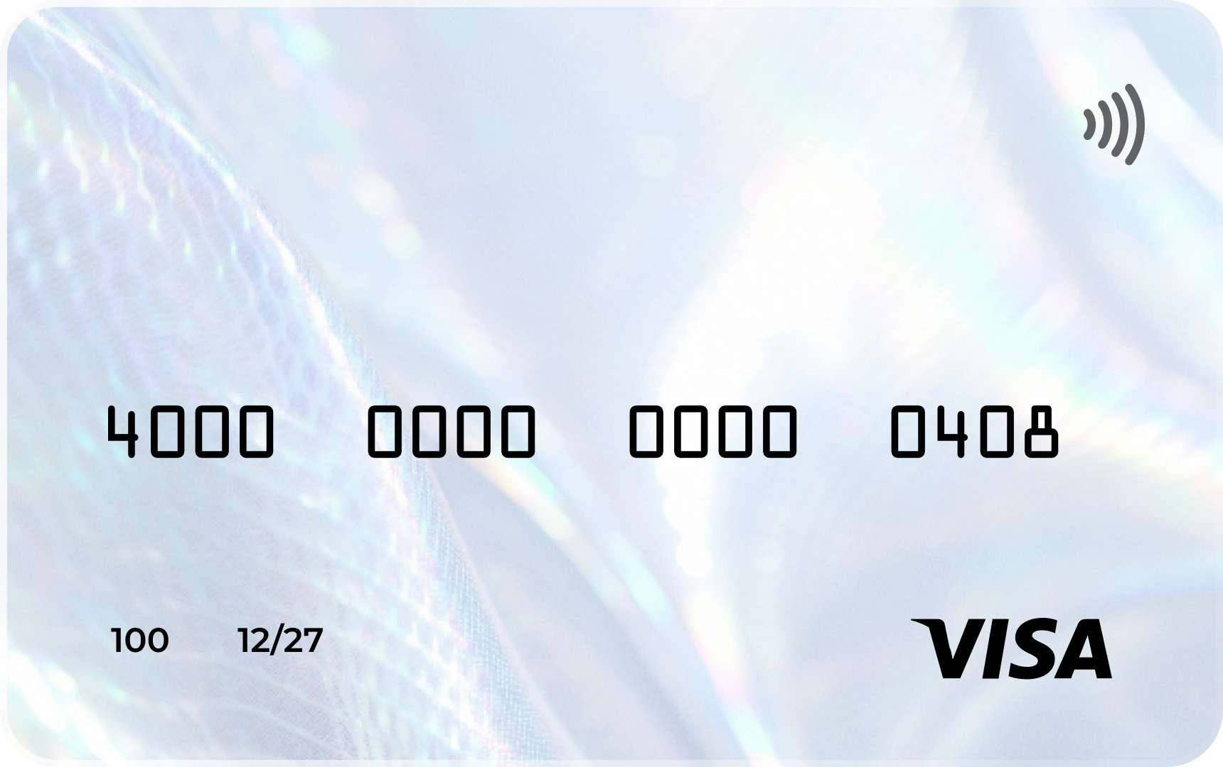 Visa test card 2