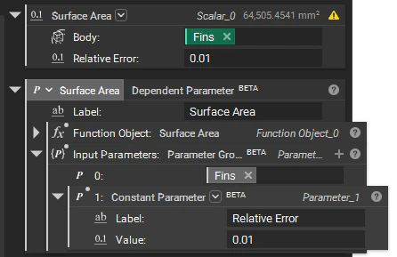 Chained Dependent Parameter