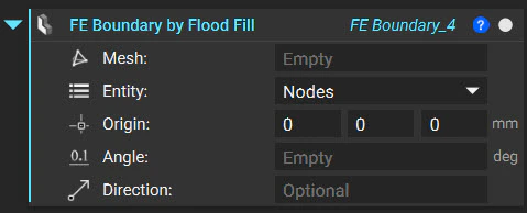 The FE Boundary by Flood fill block