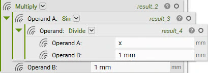 Creating the Sin field and applying units to the field