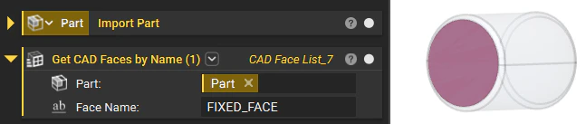 Get CAD Faces by Name