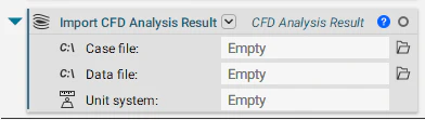 The Import CFD Analysis Result block