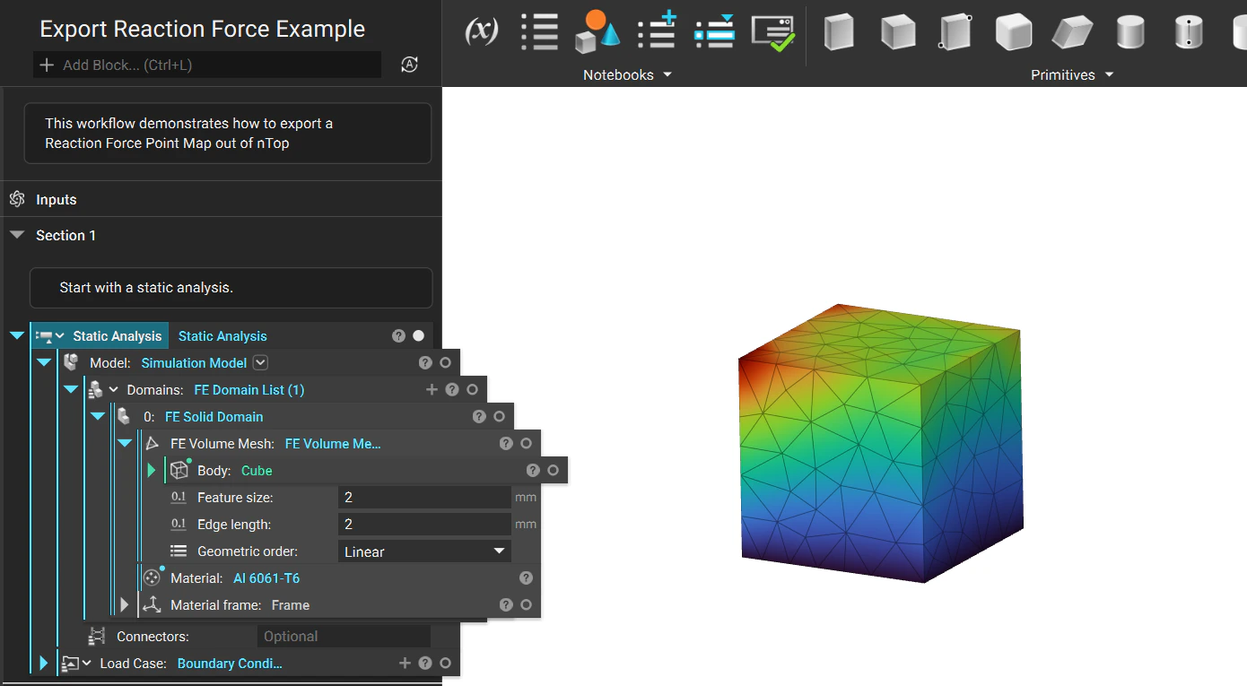 Start with a completed static analysis.