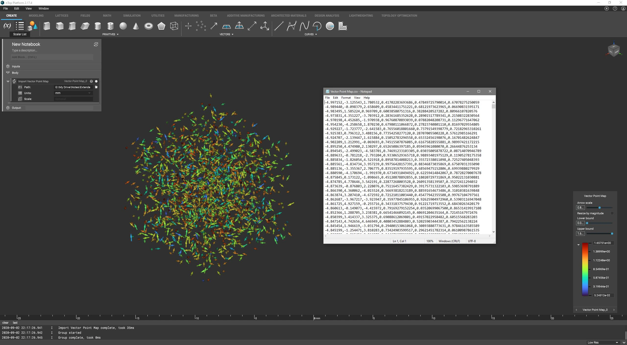 Import Vector Point Map