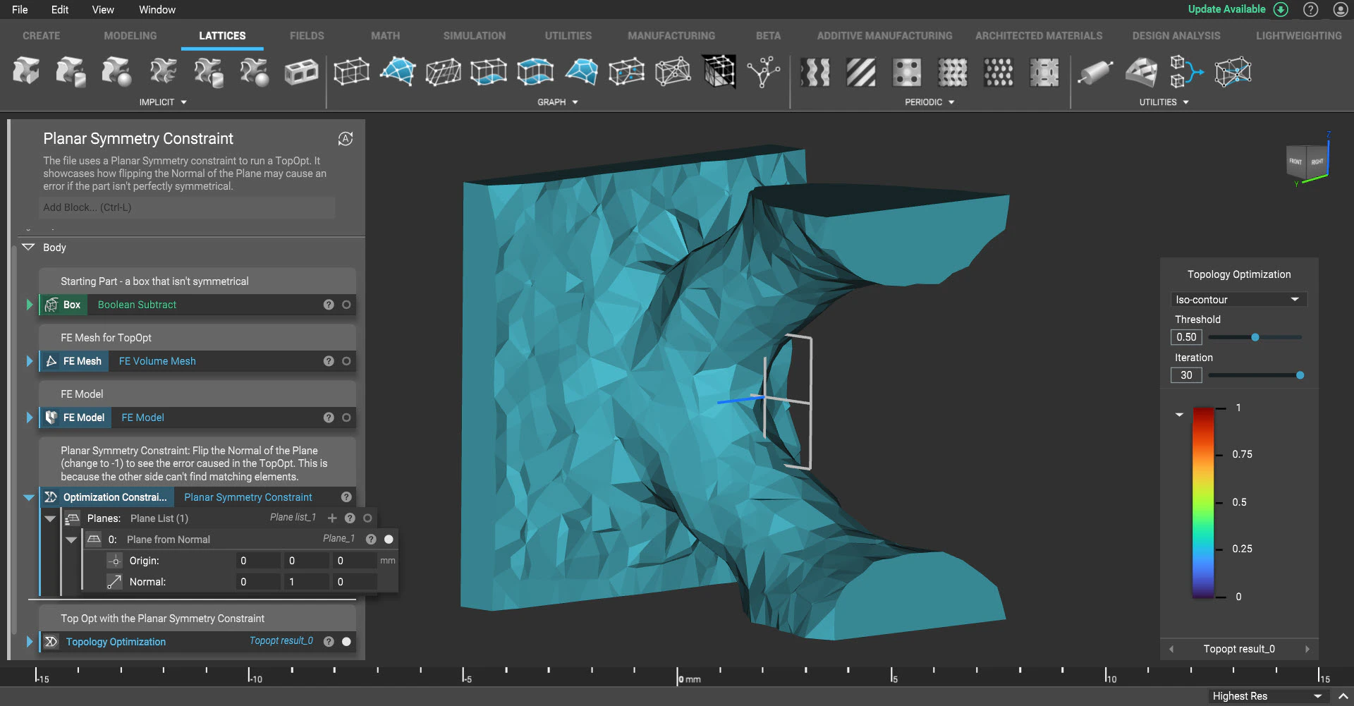 Planar Symmetry Constraint