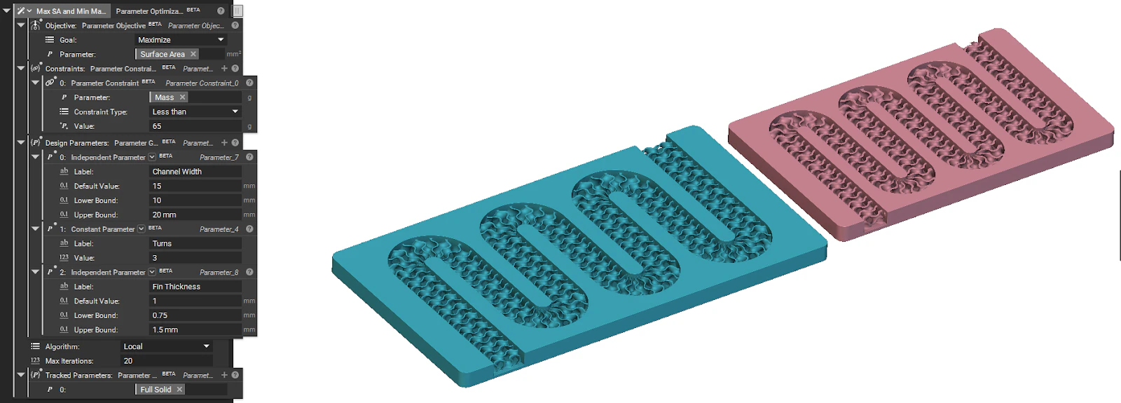 Parameter Optimization Setup