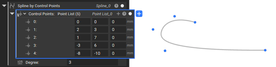 Spline by Control Points